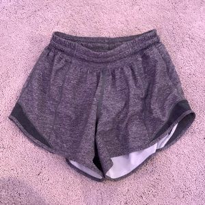 Grey lululemon hotty hot shorts!!